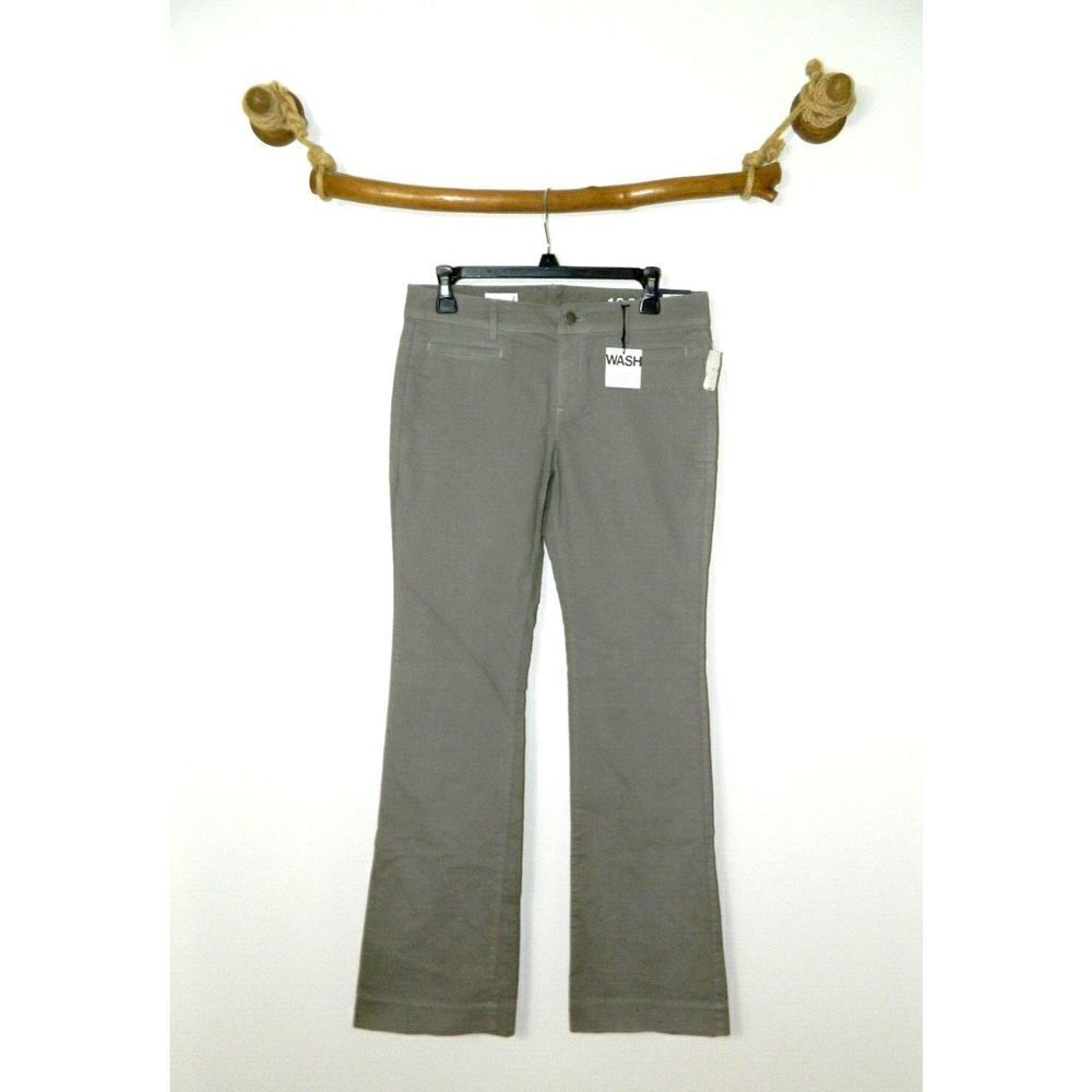 Gap Pants Khakis Denim Washed Women's Size‎ 2 Green Slim Boot Low Rise
